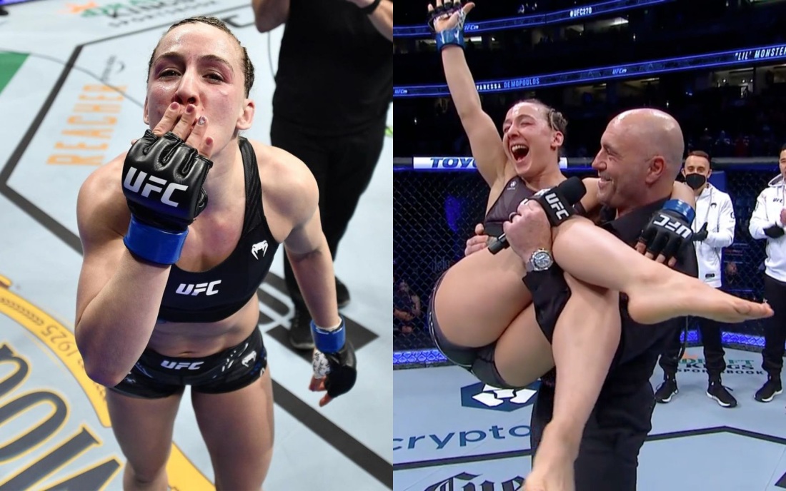 Джина Карано и Ронда Роузи бой