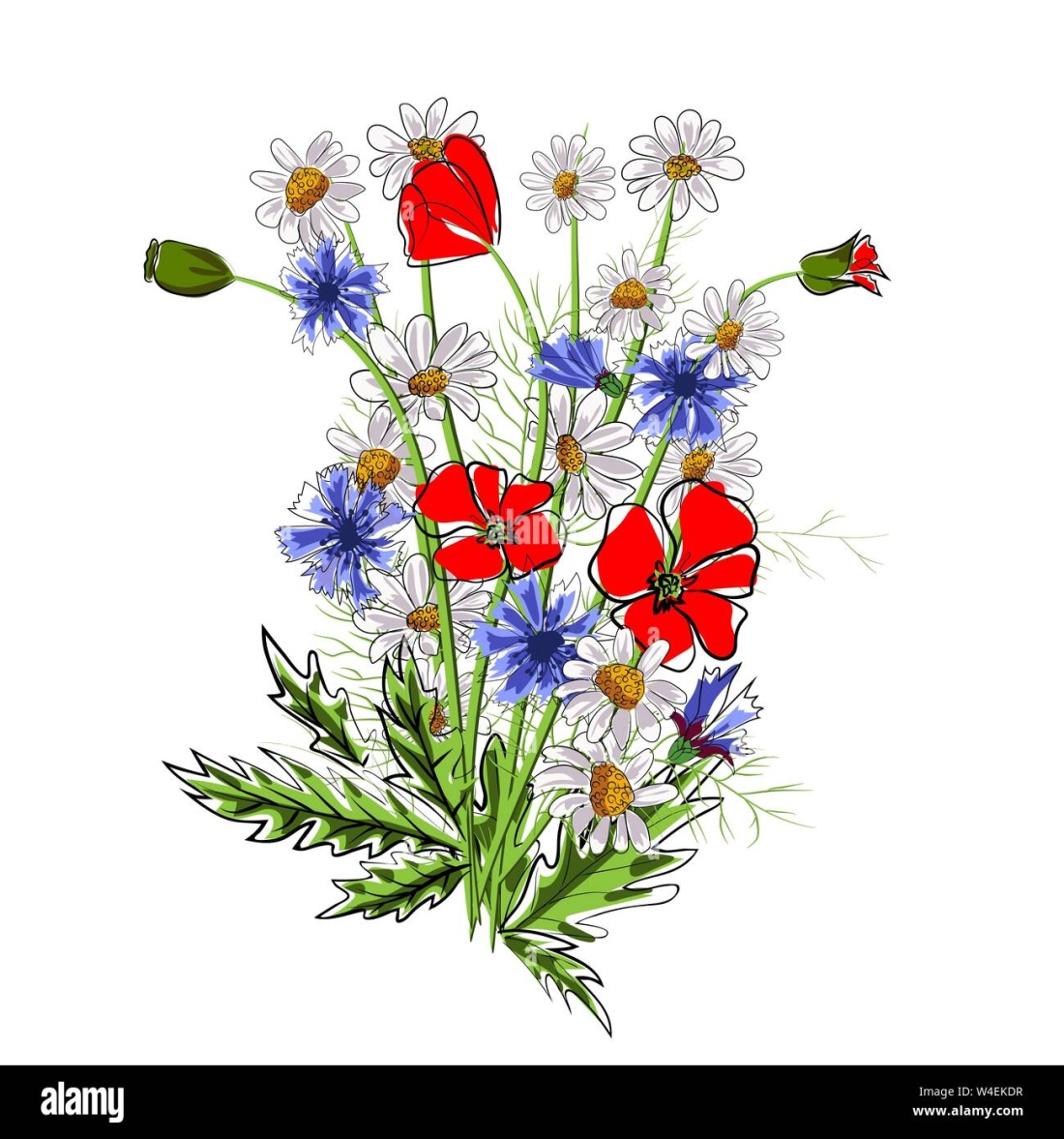 Орнамент из подсолнухов