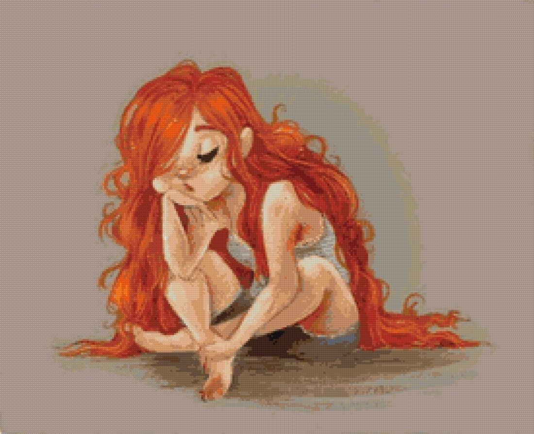 Васильки вид сверху