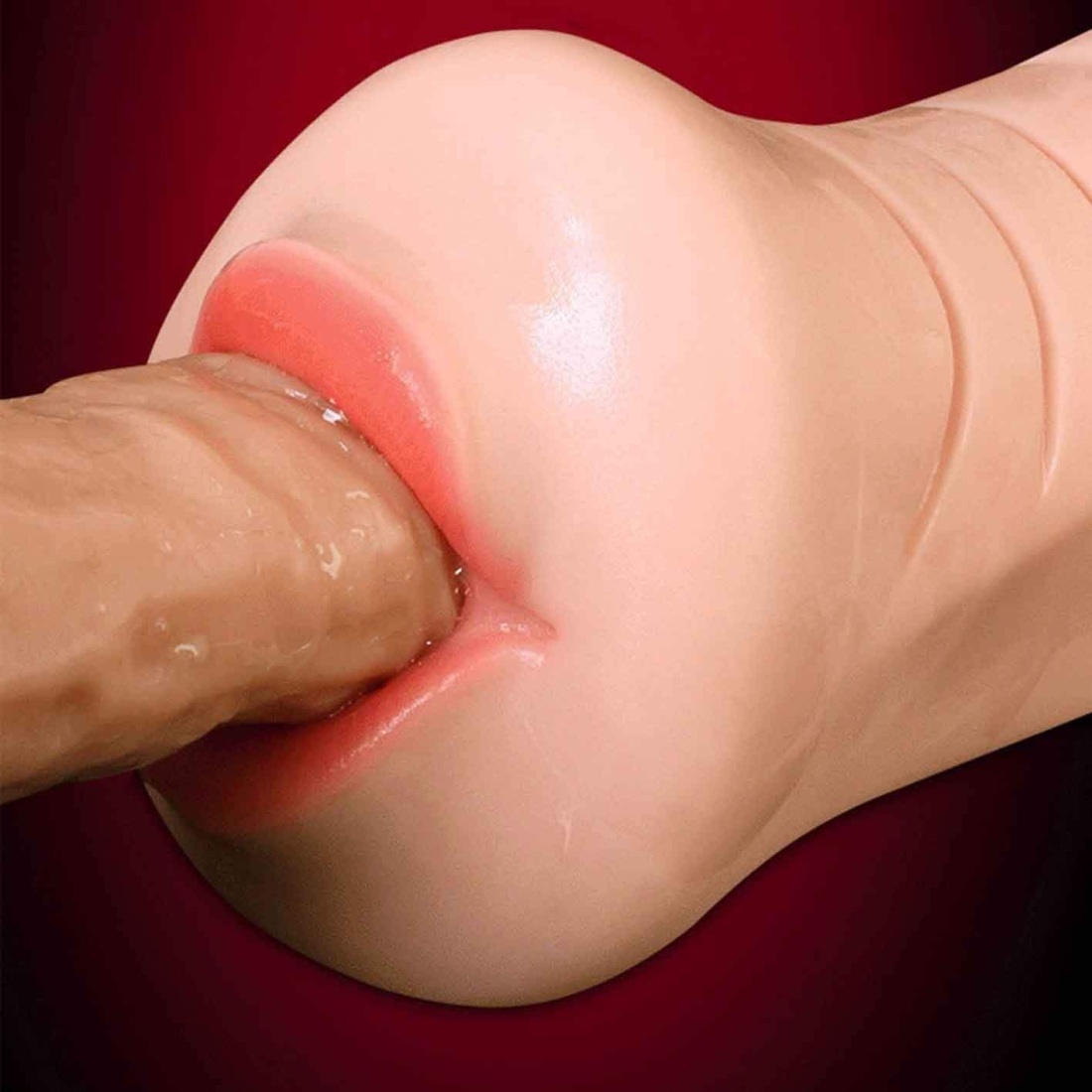 Topco sales мастурбатор вагина-анус с вибрацией Carmen Luvana’s Vibrating pussy & ass (1070011))