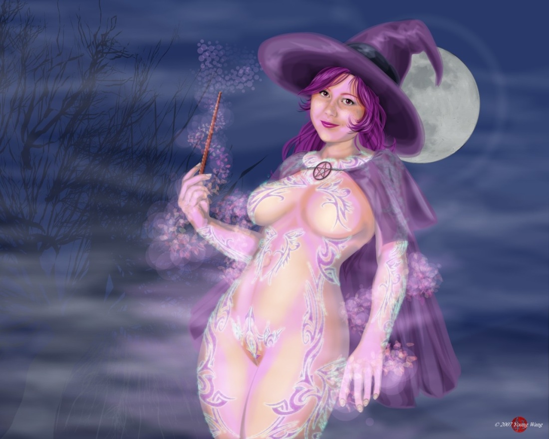 Голая женщина волшебница