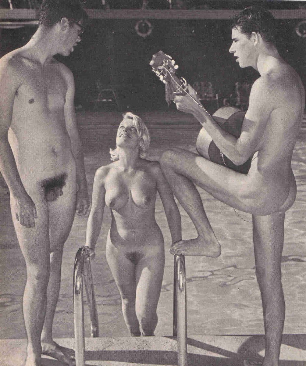 Семейный натуризм ретро