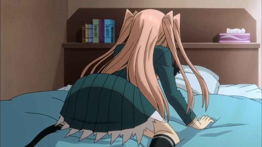 Аниме тян спит