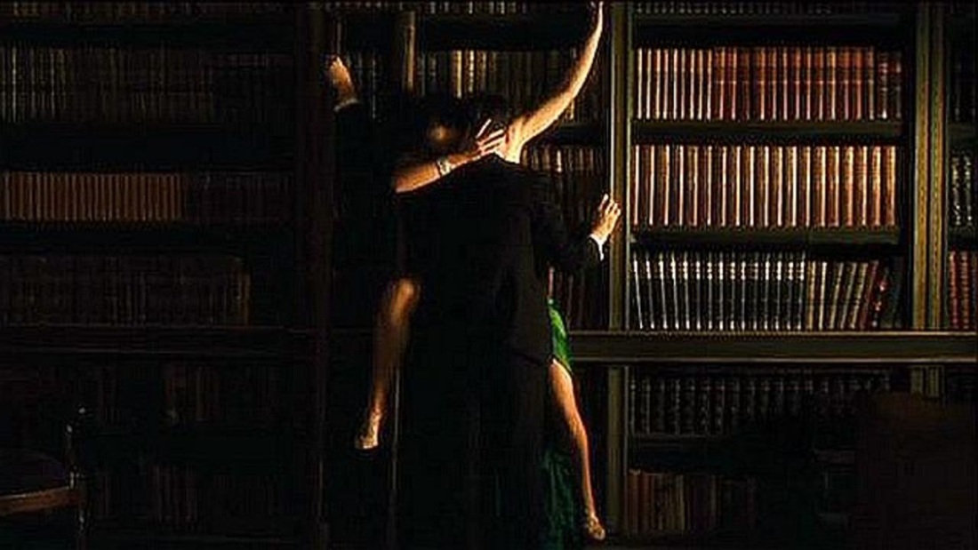 Люди в библиотеке вектор