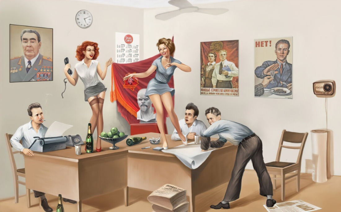 Художник пин ап Барыкин