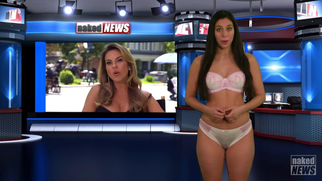 Телеведущая разделась