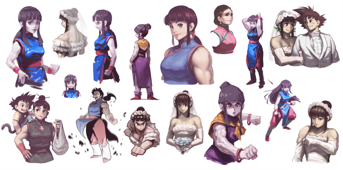 Нарисованный человек с факом