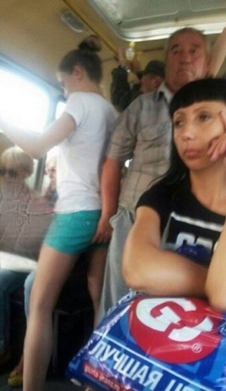 Облапали в общественном транспорте