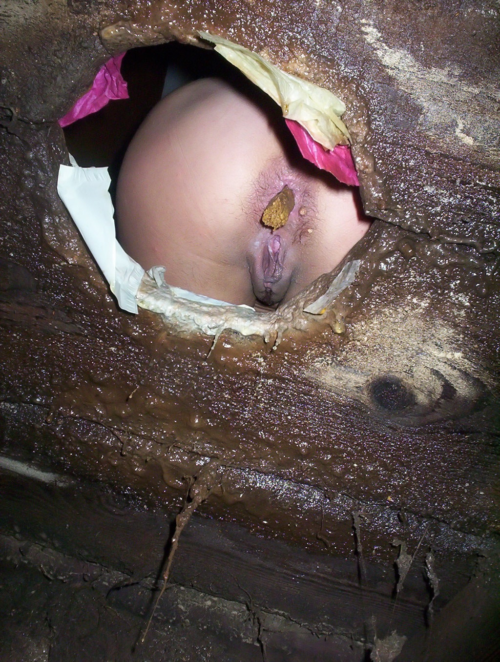 Женщина. Какает. Туалет. Голая