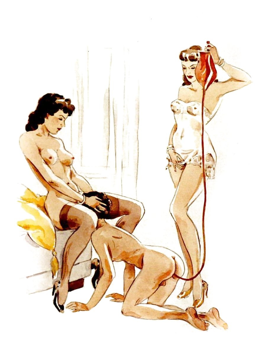 Женское доминирование рисунки