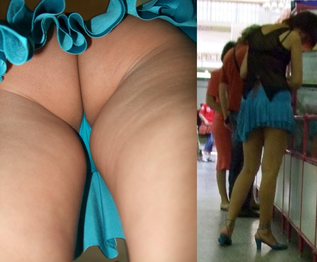 Подглядывание под юбочку