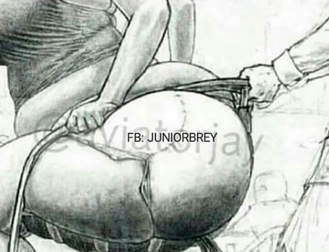 Рисунки большие попы анал