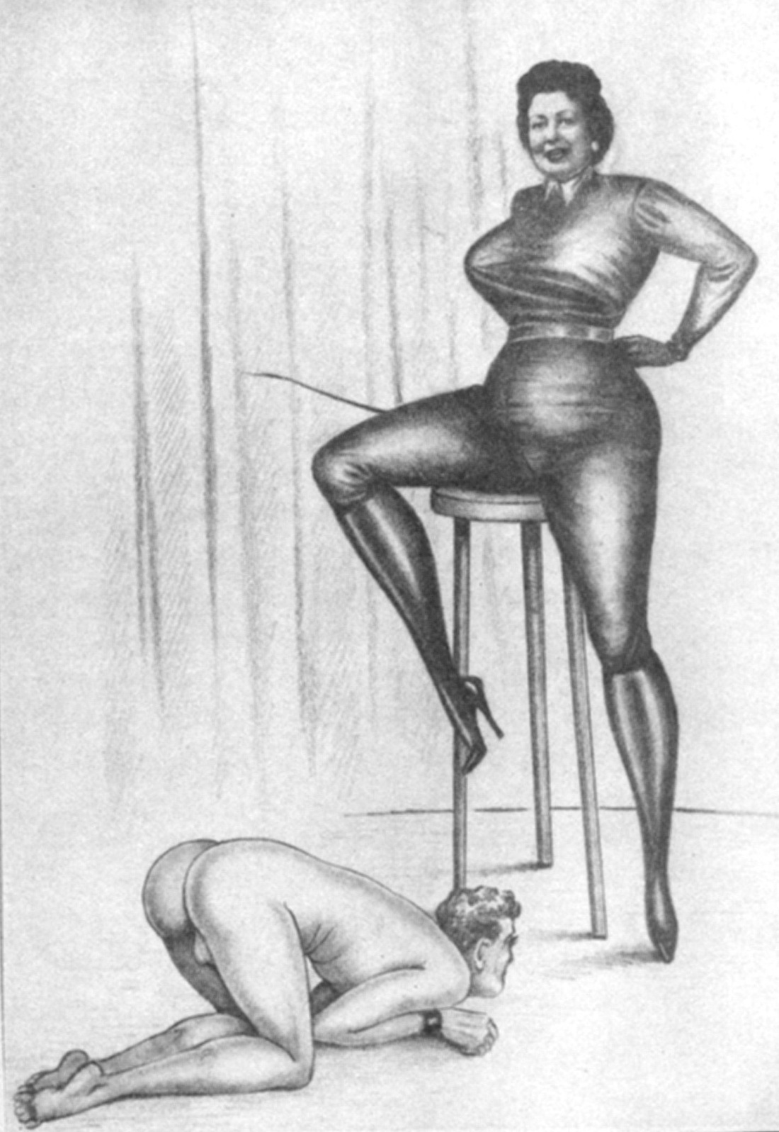 Винтаж немецкий Фемдом